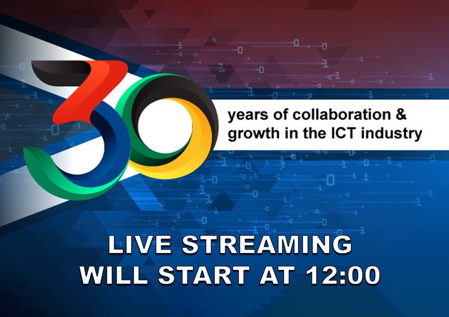 Minister @MondliGungubel_ & stakeholders in the ICT industry will celebrate the 30 years of the ICT Sector today under the theme '30 Year of Collaboration and Growth in the ICT Sector'. #LeaveNoOneBehind #GoDigital #ICT30Years #ICTCommunity #30YearsStrong