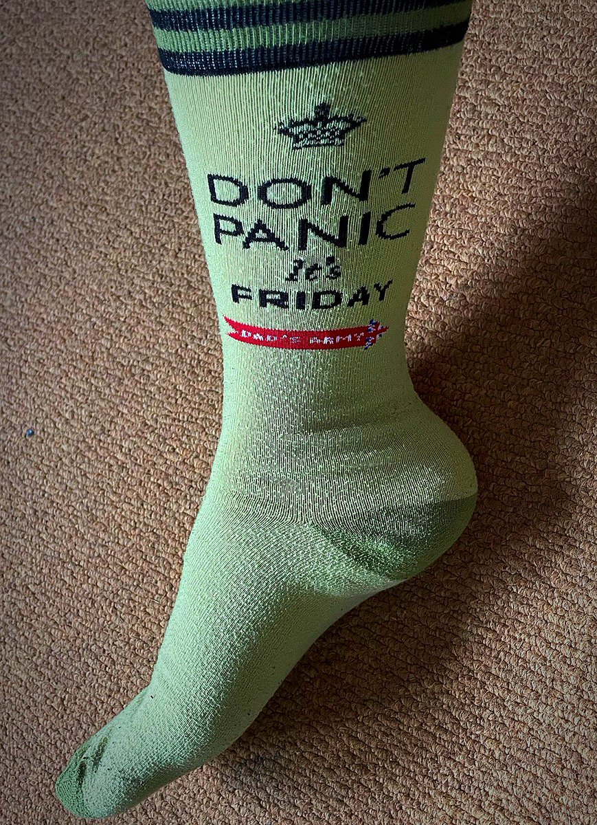 Friday socks 🧦 #DontPanic