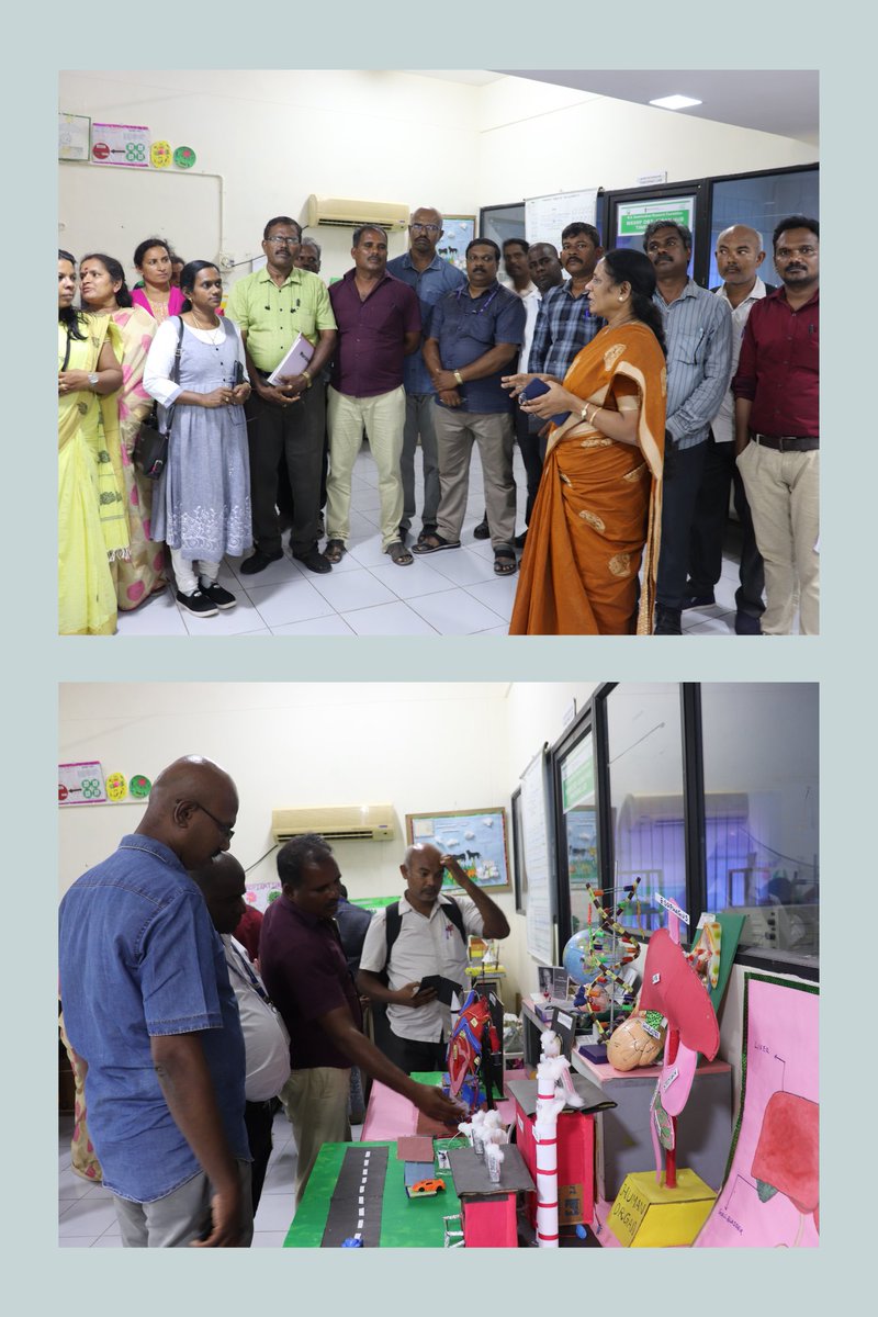 15 teachers from #Government High #Schools in #Pondicherry & #TamilNadu visited @mssrf yesterday. They greatly appreciated the approaches of the #ECAS that provide quality #science #education using modern digital tools @doctorsoumya @HariharanGN @PrabavathyV @larsentoubro