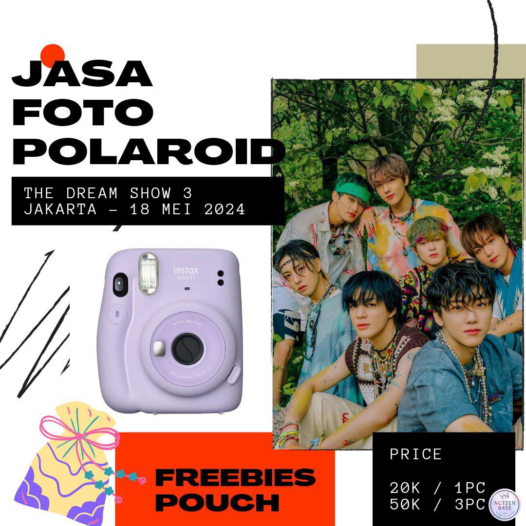 -nctb jasa foto polaroid TDS3 dapat freebies pouch dari aku. Yuk drop username kamu. @momoshopandco