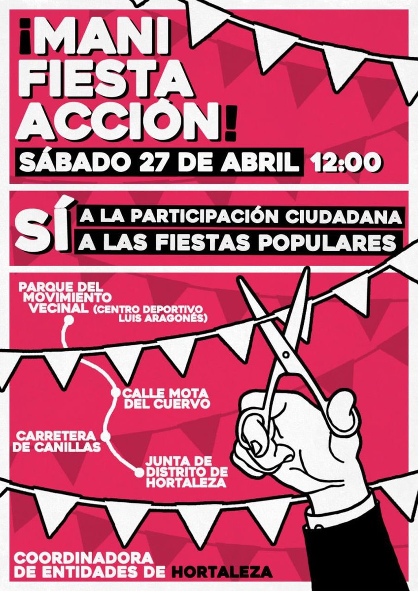 La gente de los barrios está cansándose del rodillo de Almeida. Esta tarde en Arganzuela y mañana en Hortaleza, dos concentraciones vecinales en contra de las políticas peperas.