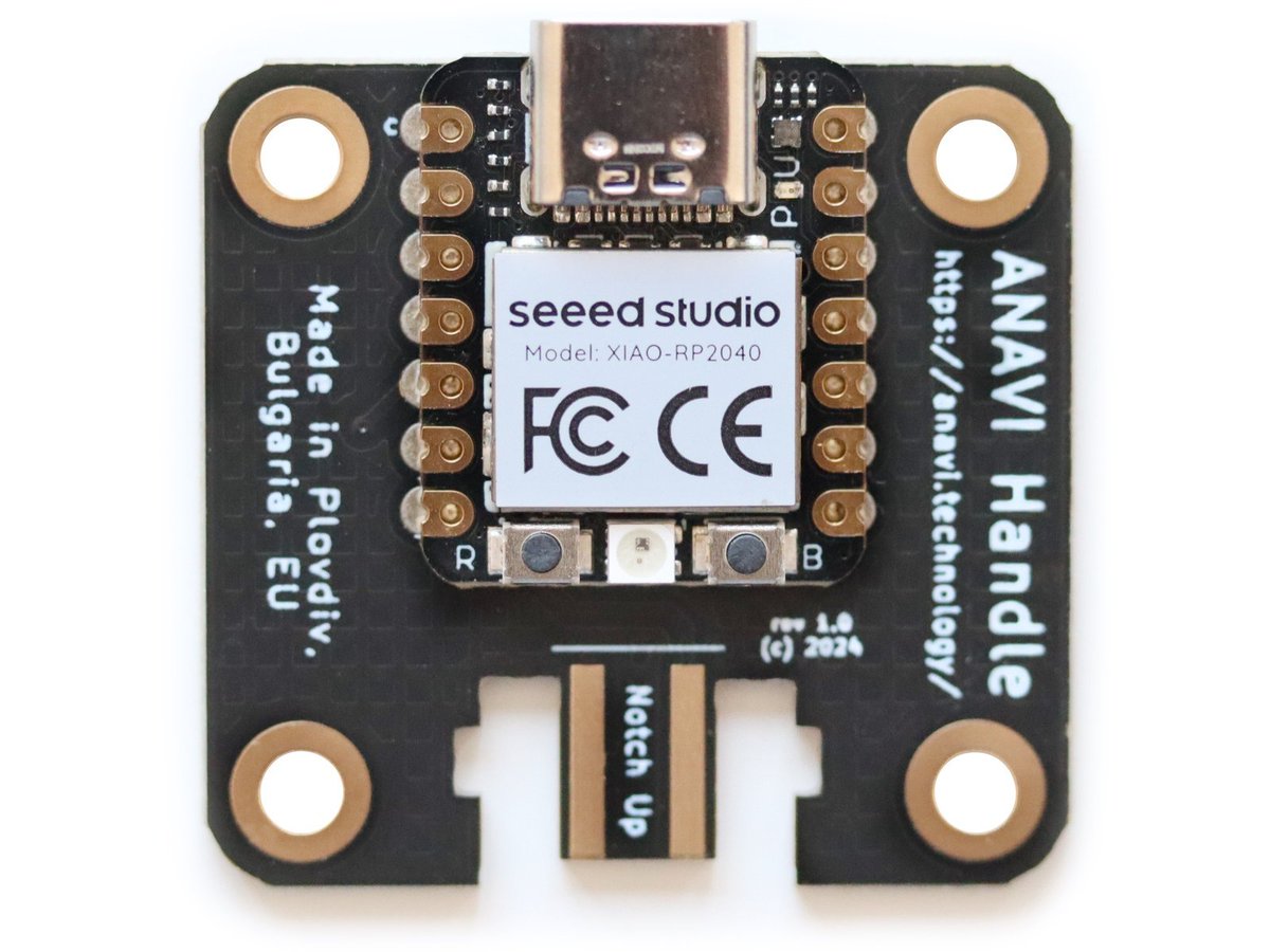 ✅ @oshwassociation has officially granted certification to ANAVI Handle with UID BG000134 ✨ ANAVI Handle is an #opensource Wii Nunchuk to USB adapter with @seeedstudio XIAO and #RaspberryPi RP2040 MCU. Now crowdfunding at @crowd_supply crowdsupply.com/anavi-technolo…