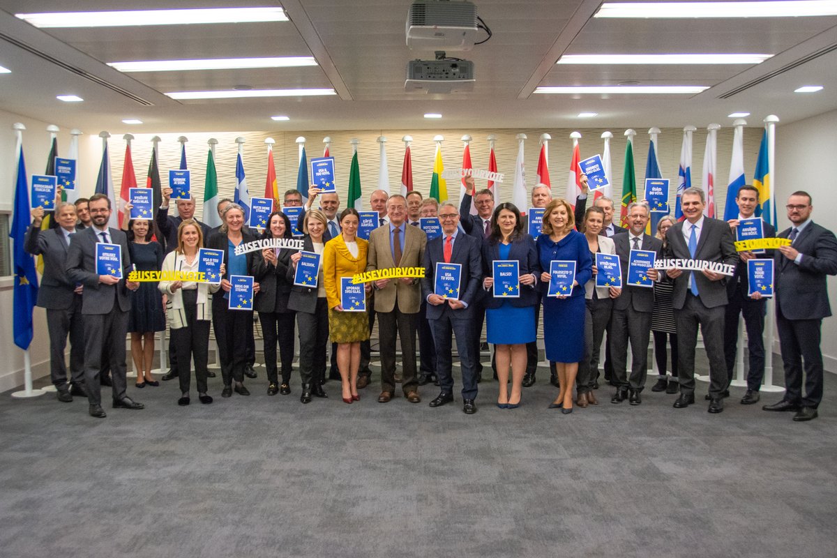 EU27 ambassadors and high commissioners say #UseYourVote in the #EUelections2024. 📢Millions of EU citizens will be able to vote on 6-9 June from the UK. ℹ️ Find out how: elections.europa.eu