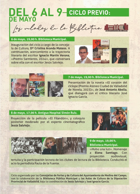 lojuroxtatuaje's tweet photo. Contar historias. Compartir narraciones, películas, charlas, talleres, coloquios... ese es el objetivo de la #Feriadellibro de #Medinadelcampo https://t.co/QhT4aSJuWX