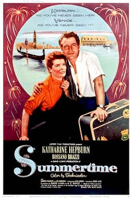 A terrific, lesser known David Lean film, Summertime (1955) is on @TalkingPicsTV 10.05am this morning. It stars Katharine Hepburn and Rossano Brazzi and was based on a play by Arthur Laurents. It was nominated for two Oscars. #DavidLean #KatharineHepburn