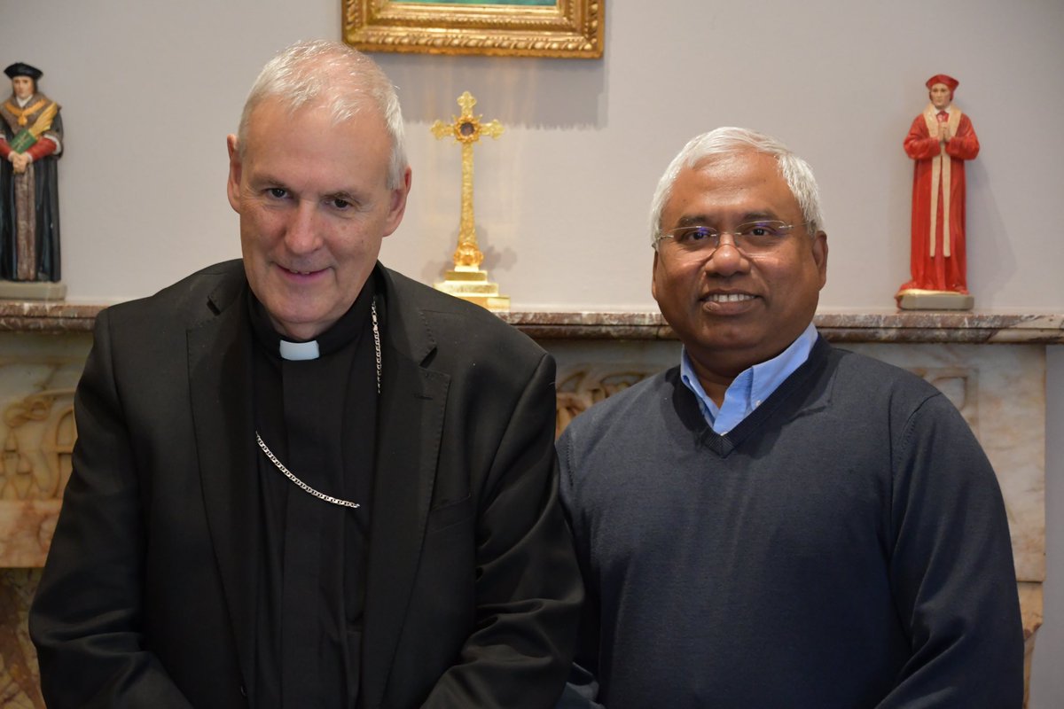 Bishop David met yesterday with Bro Jean-Patric from the Taizè community. Taizé is an ecumenical community of Brothers who host week long meetings for mainly young people. It was set up by a Swiss pastor following the Second World War as a centre of reconciliation.