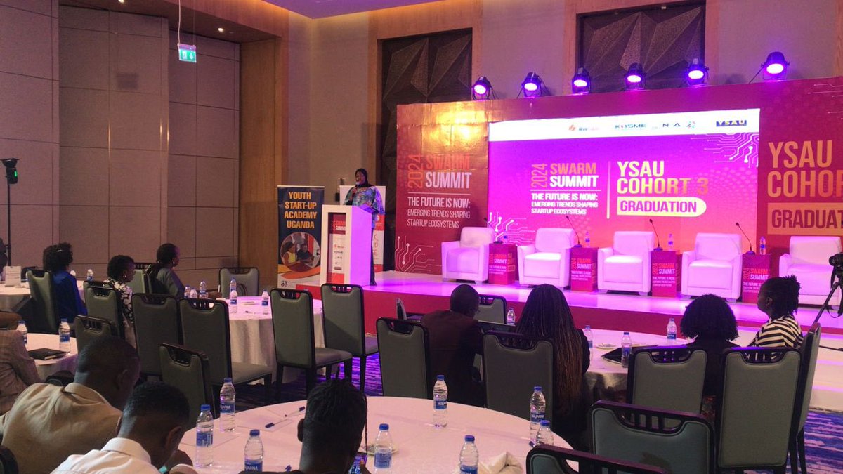 Only last year (2023) Hive Colab together with partners created 273 jobs and 4.5m dollars have been generated in terms of revenue. - Dr. Aminah Zawedde, PS ministry of ICT and National Guidance. #swarm24