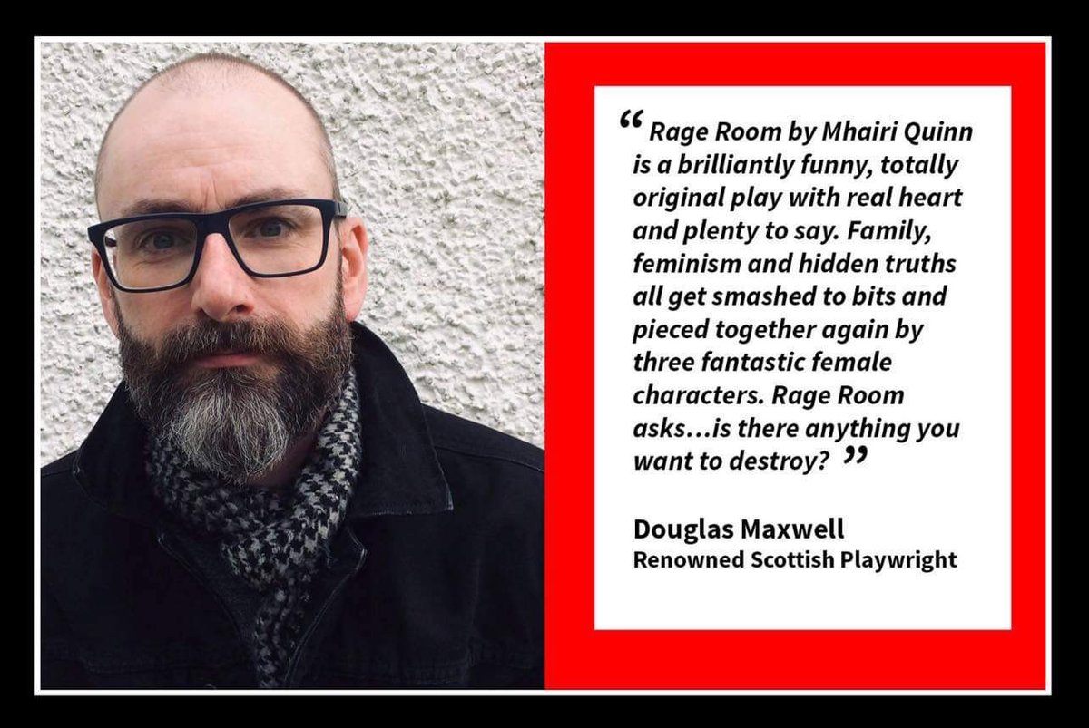 Douglas Maxwell on Rage Room and some of the reasons why you don’t want to miss this one. At @TronTheatre and @traversetheatre THIS weekend. Directed by @SRGraber A few tickets still available for Saturday at - traverse.co.uk/book?id=242403