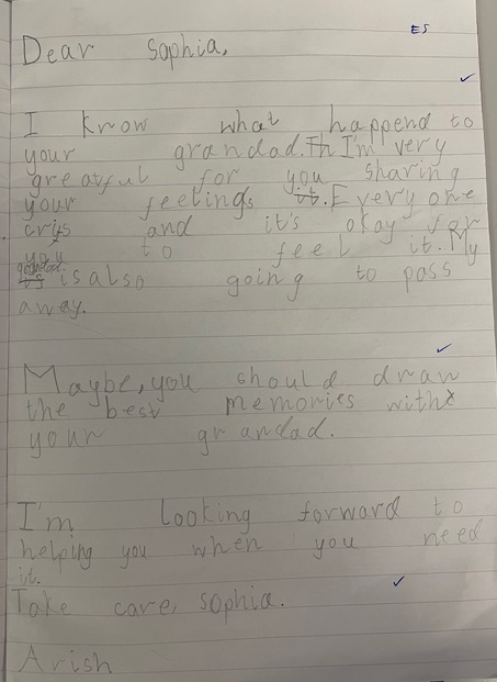 WhitewaysY2's tweet photo. This week in Miss Sliwinska's class we were tips for others to deal with strong emotions and grief. 
#literacytree #whitewaysprimary #ifalltheworldwere #SMSC https://t.co/M41x0Ywn09