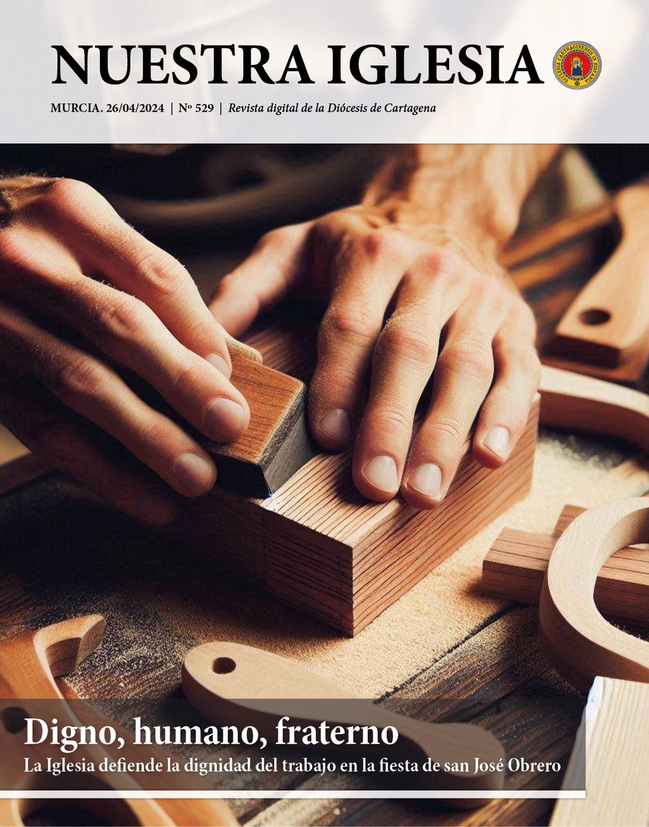 ‼ Acabamos de publicar el número 529 de la revista diocesana #NuestraIglesia. Ya puedes leer o descargar la revista desde nuestra web ➡️ diocesisdecartagena.org/nuestra-iglesi…