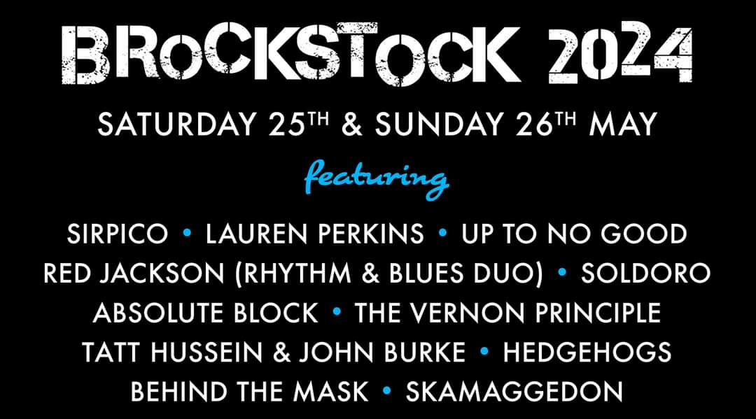 A MONTH UNTIL BROCKSTOCK 2024 We have a fantastic line-up for BrockStock 2024 & can't wait to welcome you all over the Weekend of the 25th & 26th May 2024 #LiveMusic #brockstock #festivalseason #brockenhurst