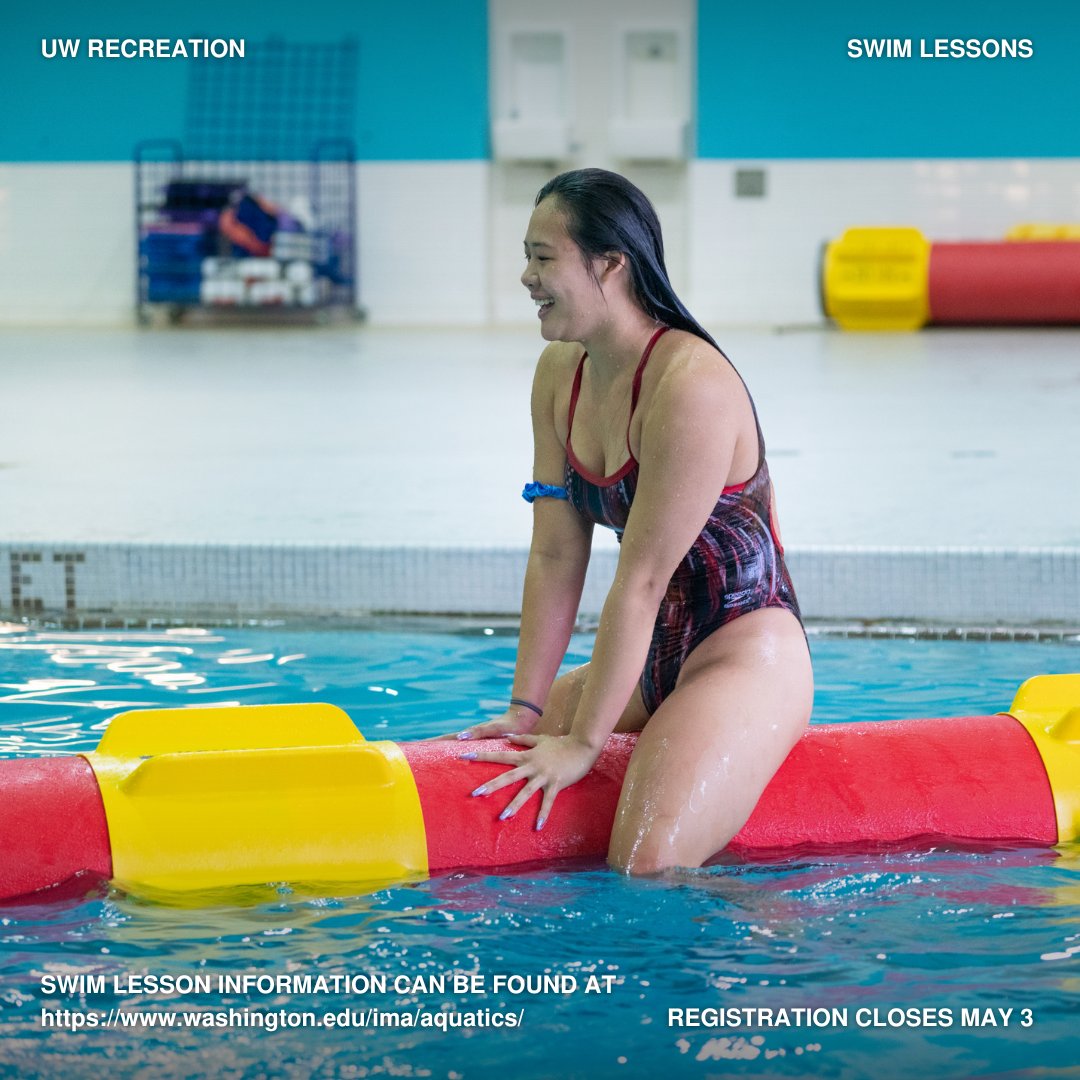 UWRecreation's tweet photo. Come sign up for our Swim Lessons before registration closes on May 3rd! https://t.co/XQBz4MU8Aj