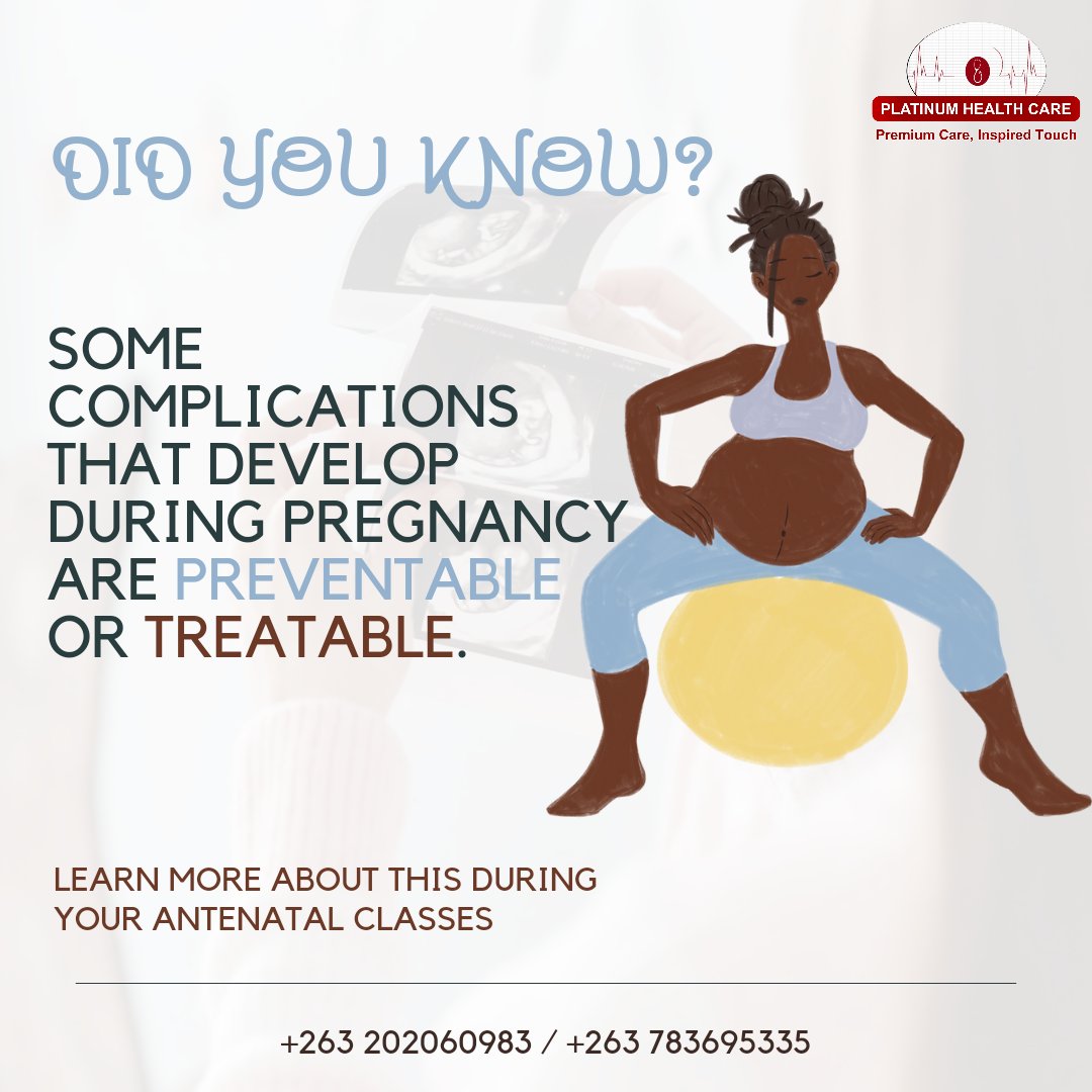 Some complications that develop during pregnancy are preventable or treatable.
#antenataleducation #pregnancycomplications #pregnancymanagement