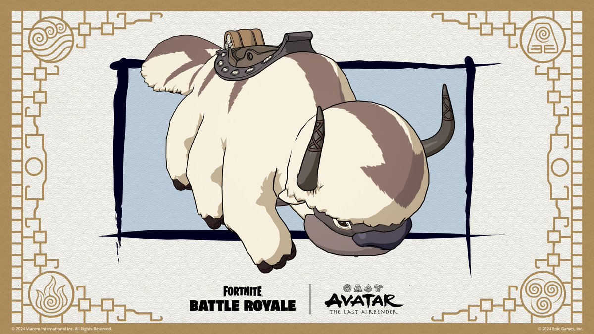 Aang’s faithful sky bison companion and your new favorite Glider ❤️ Complete quests and embrace the elements to unlock the Appa Glider.