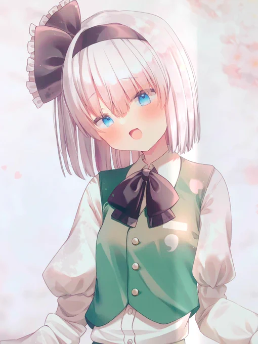 例大祭新作グッズ①妖夢ちゃんの等身大タペストリーを作りました〜!妖夢ちゃんが"そこに居る"感のあるサイズ感…!!綺麗に印刷して頂けて嬉しいです<仕様>1670mm(棒袋込)×600mm Wスエード生地 