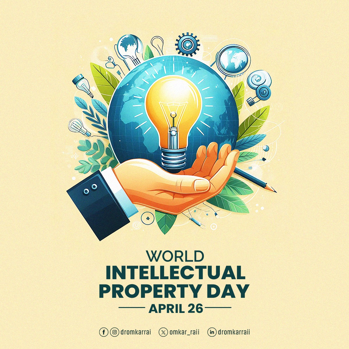 #WorldIntellectualPropertyDay is an opportunity to explore how IP encourages  the innovative and creative solutions that are crucial to building our common future. IP protection enables #startups to preserve & exercise unique products or services in the competitive marketplace.