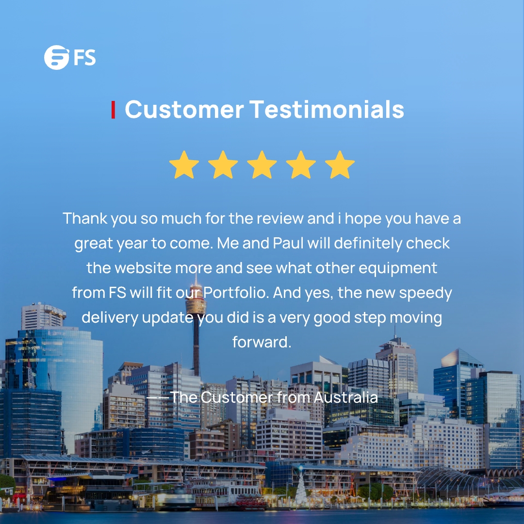 FScom_Australia's tweet photo. #ShareFS Testimonial Friday!
Thanks for your feedback. We appreciate you taking the time to review us and we hope to assist you again soon. We not only offer a variety of products but also tailor solutions to fit your needs. Learn more: https://t.co/fRfPUVrTZM
#customerservice https://t.co/RP0ycW8Vn4