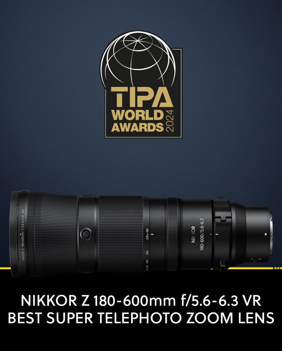 gkvalestore's tweet photo. Nikon Triumphs With Four Wins At 2024 TIPA World Awards.
#nikonphotography #Nikon https://t.co/DzMXBBqwh0