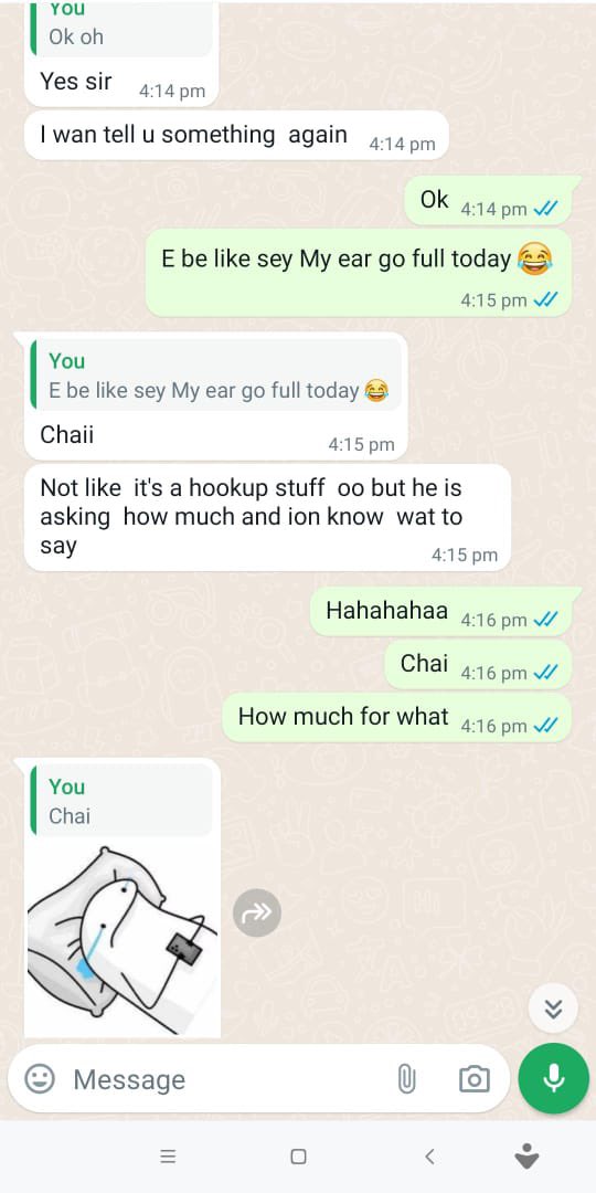 Hilarious conversation between a naive babe and her bestie. Nothing in this world would prepare you for the ending 🤭😂 A THREAD ‼️