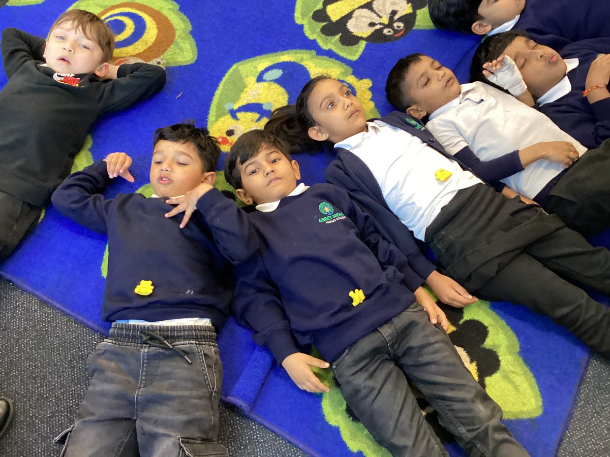 This week in FCR/MC we have been finding our “calm” by using our belly bears to help us with our belly breathing. We have loved sending our belly bears to sleep. #EYFS #selfregulation @AbbeyMead_TMET