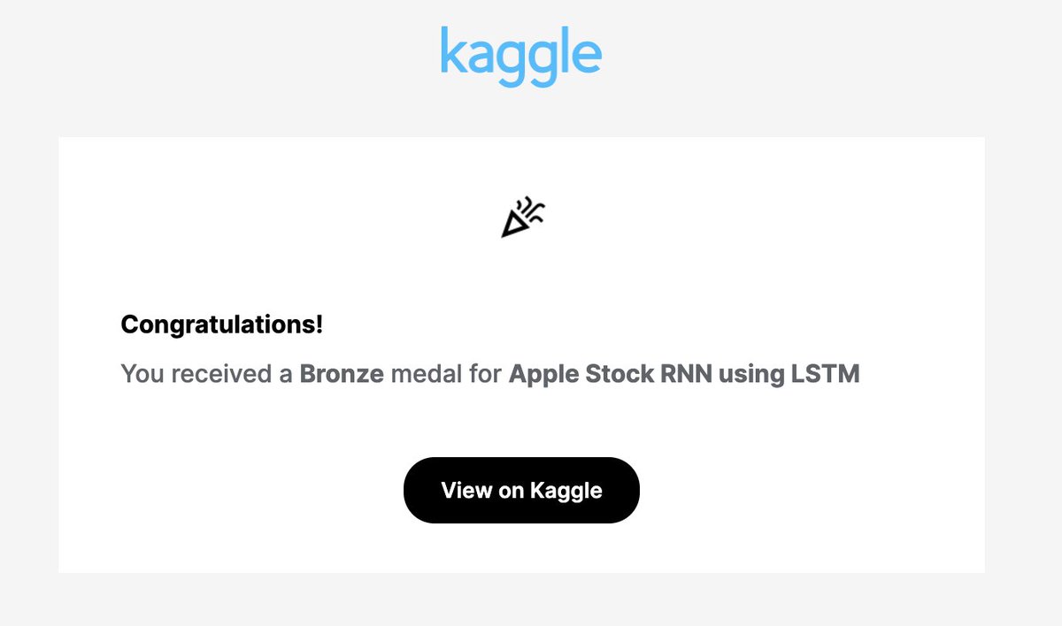 I just got my first bronze medal on Kaggle 😭