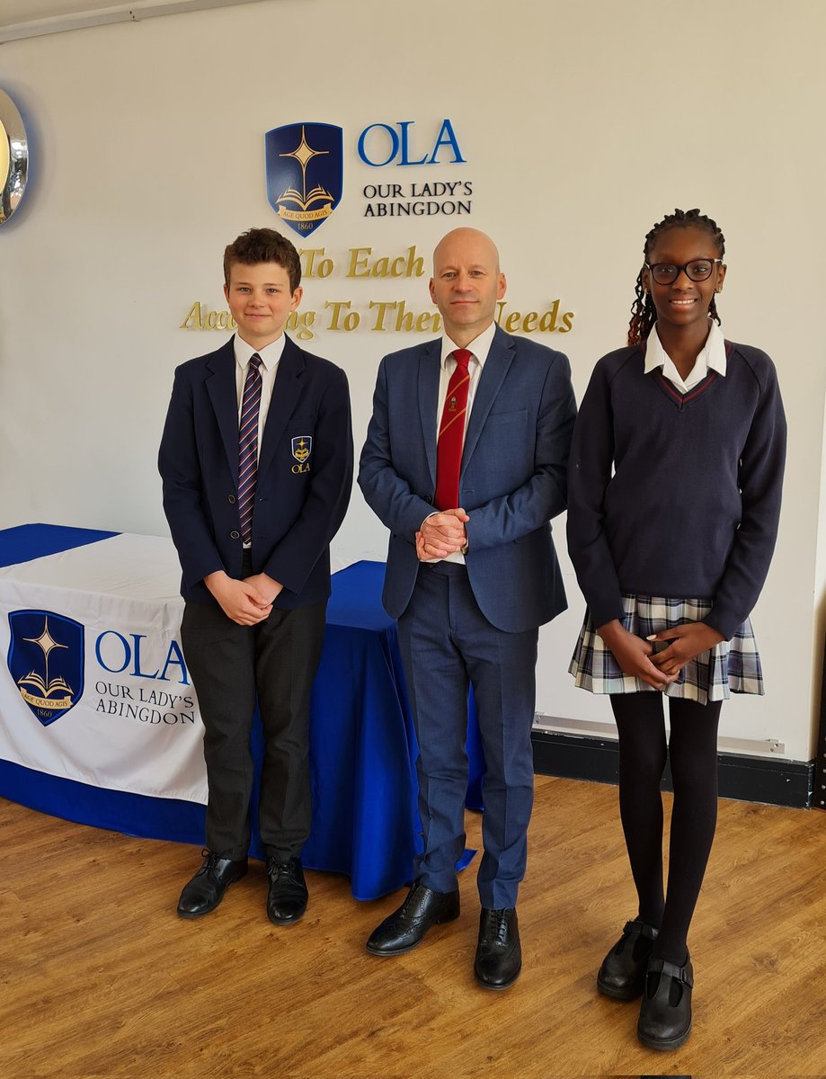 HeadOLASchool's tweet photo. OLA Open Morning was a great success and our pupils are the best ambassadors for what makes our school so special - confident, articulate and, most of all, kind.
OLA is a nurturing environment for all.

#OurLadysAbingdon 
#toeachaccordingtotheirneeds https://t.co/z6mpnj3Nxf