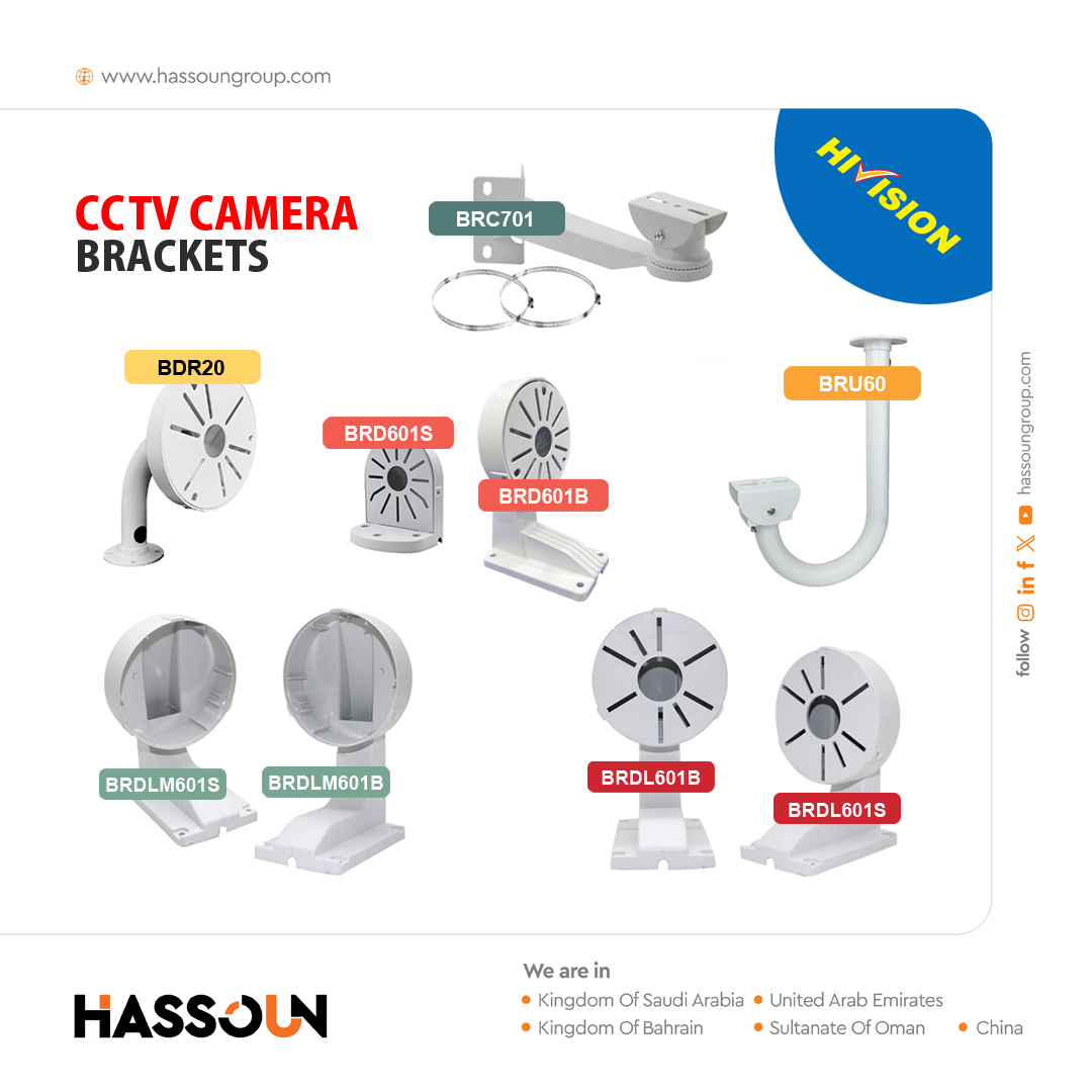 CCTV Camera Brackets #hassoungroup #camera #adjustable #surveillance #technology #safety #security #cctv #dubai #imou #hivision #dahua #ruijie #ipcom #grandstream #panasonic #trending #poe #switches #intercom #telephone #ptz #share #arrival #cables #accesscontrol