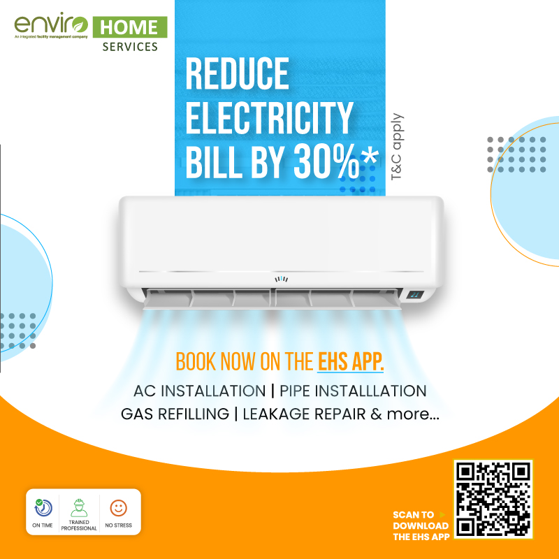 Cut down on #ElectricityBill by regularly #Servicing your AC!

Call: 0806 9191 911 or Download the #EHSApp Now: envirohomeservices.com

#EnviroHomeServices #EHS #Weekend #AC #ACBill #ACServicing #ACInstallation #ACRepair #GasRefilling #ACServices #ACSpecialist #Technicians