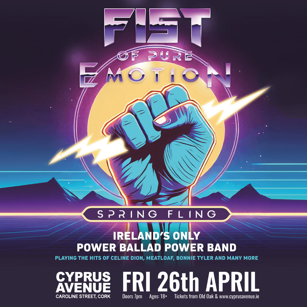 Fist of Pure Emotion will be appearing tonight at Cyprus Avenue. You still have time to grab your tickets at cypruavenue.ie ⚡ @FopeBandIreland