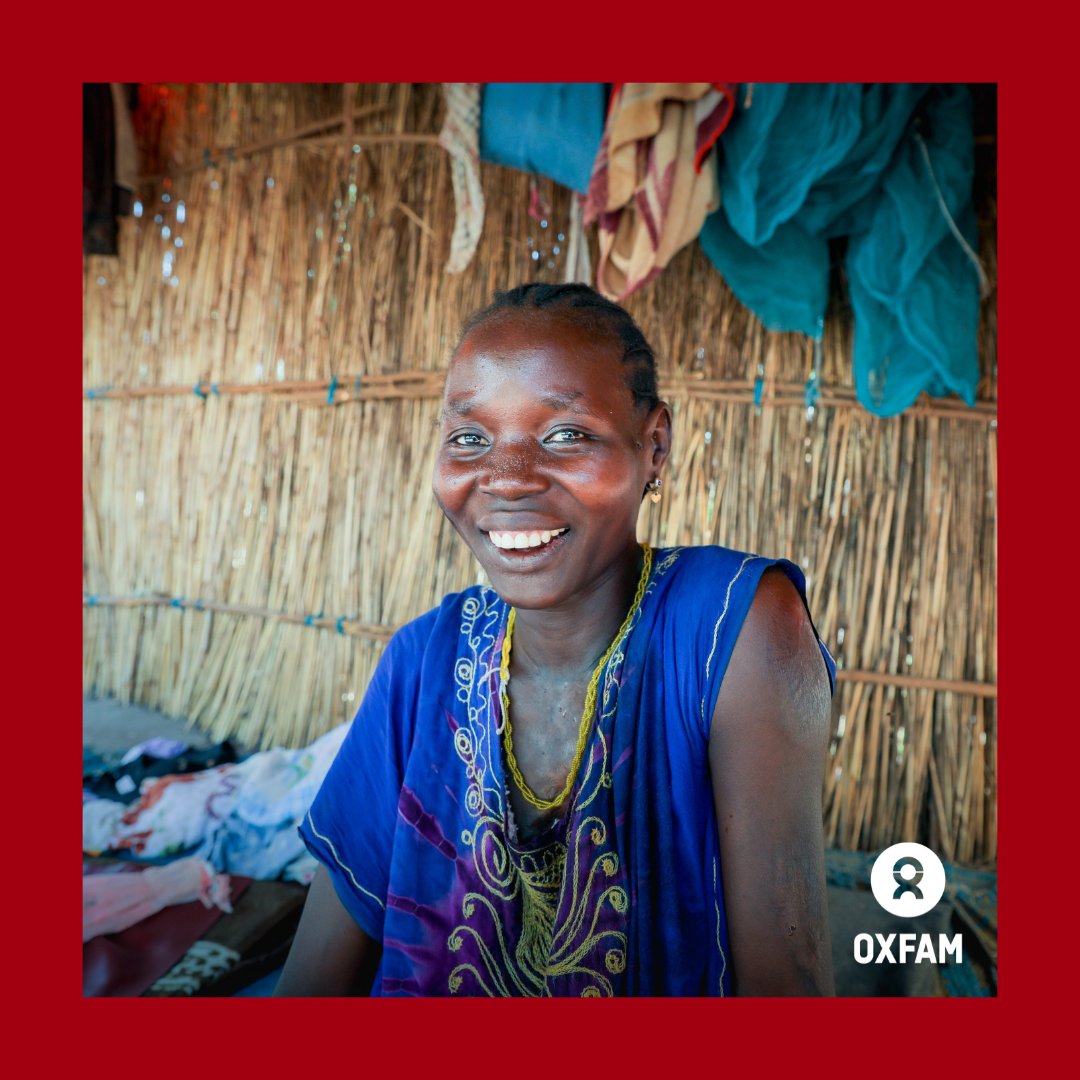 Adugk, 35, fled South Sudan's conflict to Pinyudo camp, Ethiopia. With support from Oxfam, funded by @ScotGovInter she built a latrine and received essentials. Read more about her below. oxfamapps.org/scotland/2024/…