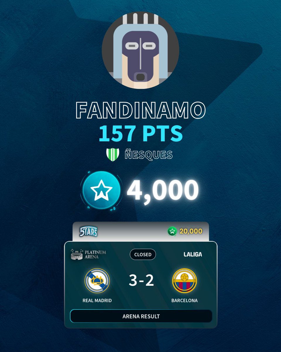 Fandinamo came out of our Platinum Arena with 4,000 Starcoins! Our Arenas are always producing winners and you could be our next one!