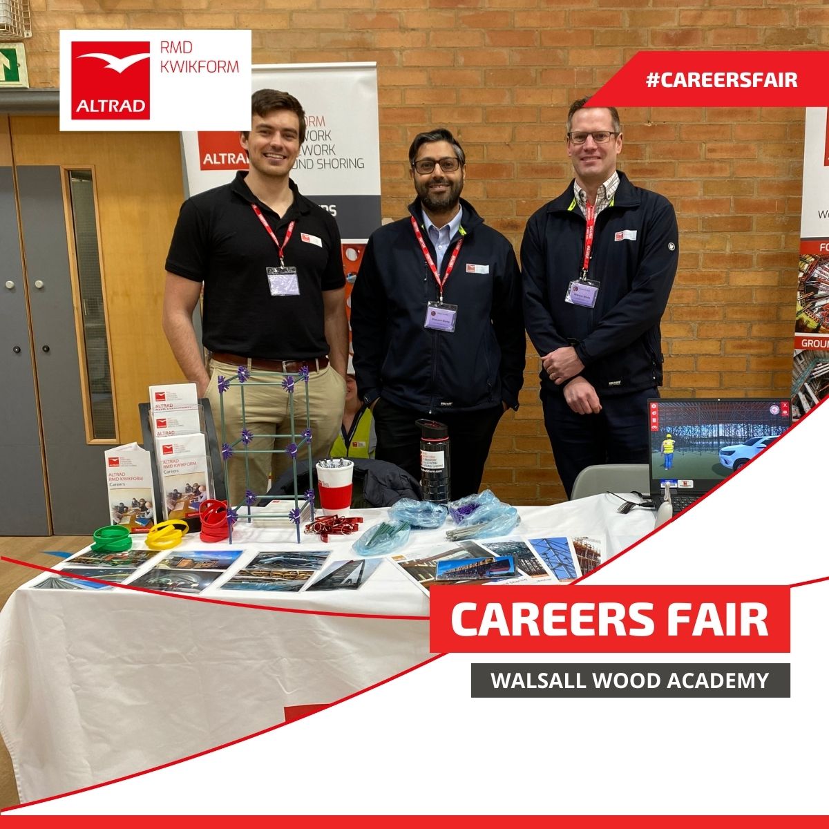 Exciting day at Walsall Academy’s Careers Fair! 

Our team connected with students from year 7 to 13, sparking their interest in construction and the world of work.

Huge thanks to @Walsall_ Academy for hosting this fantastic event!

#Construction #CareersInConstruction