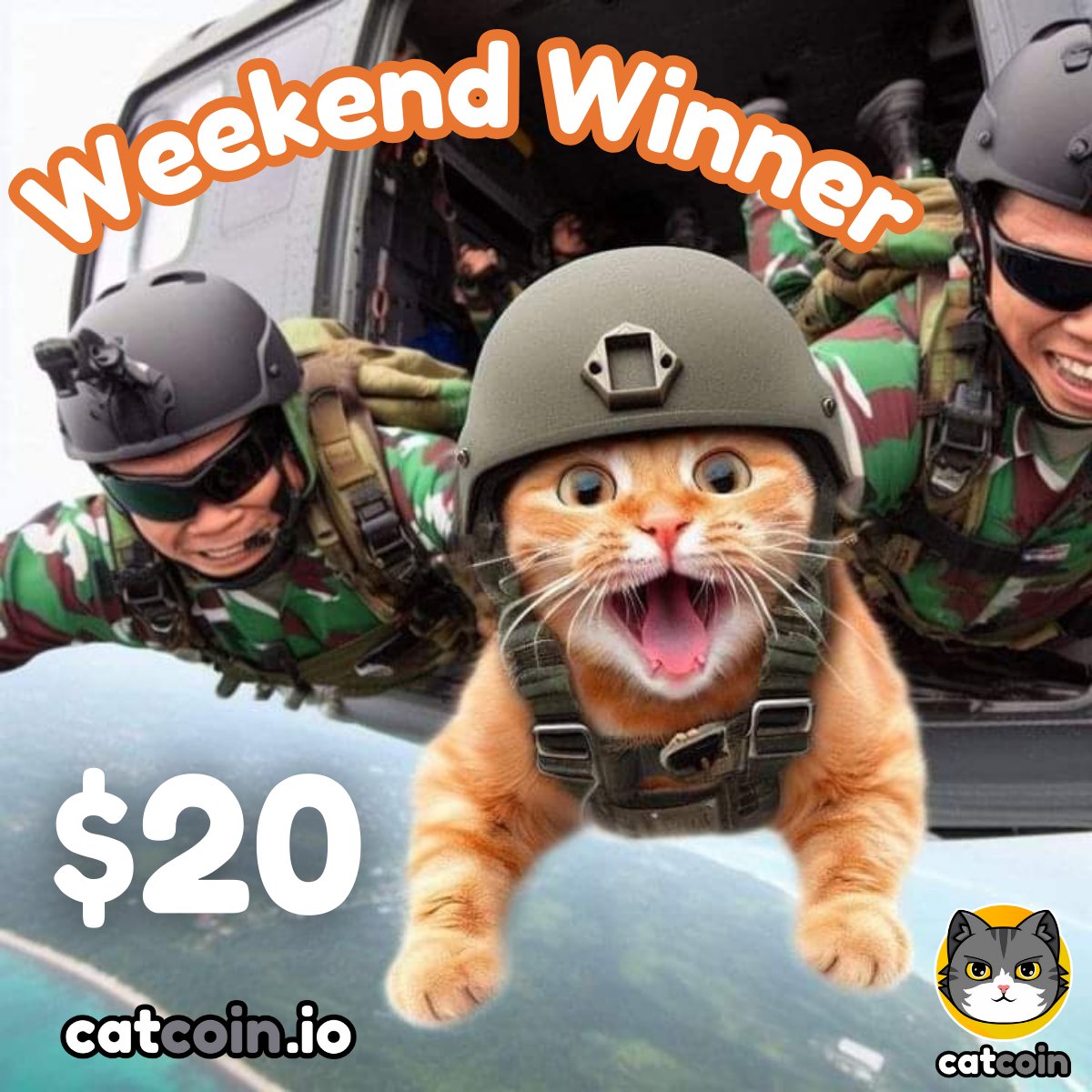 Official Catcoin (@officialcatcoin) on Twitter photo Weekend Winner time! $20
• Follow <a href="/officialcatcoin/">Official Catcoin</a>
• Retweet
• And comment #Catcoin #USDT #giveaway
48 hours Weekend Winner time! $20
• Follow <a href="/officialcatcoin/">Official Catcoin</a>
• Retweet
• And comment #Catcoin #USDT #giveaway
48 hours