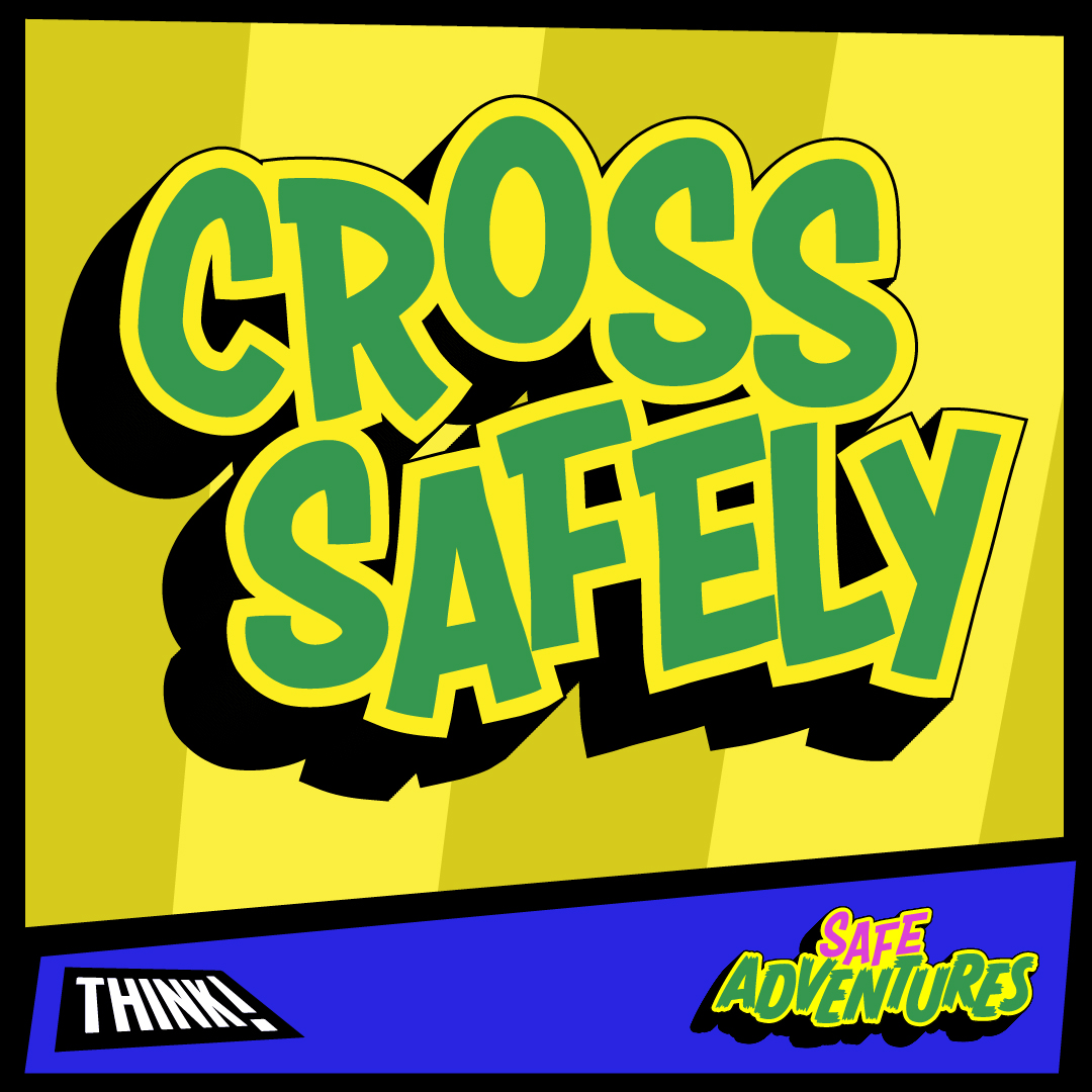Here are some safe crossing top tips: 1.Make sure you can see traffic clearly from all angles 2. Avoid crossing between parked cars 3. Do not cross near large vehicles Stay safe and practice #SafeAdventures