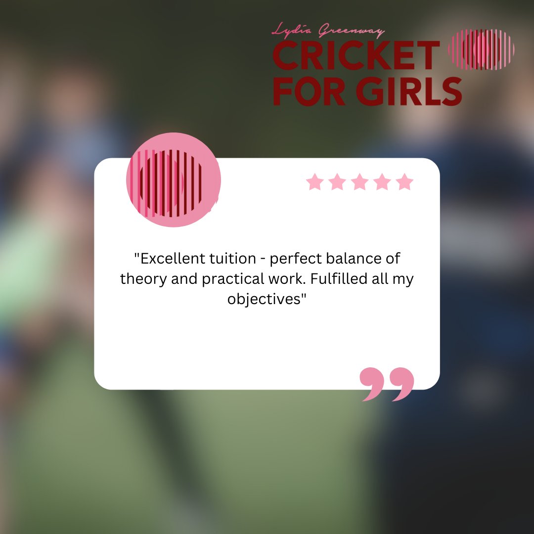 🌟 Gratitude Alert! 🌟 Your amazing feedback keeps us inspired to deliver top-notch content. Keep those reviews coming! 🙌 Don't forget to explore our website for online courses and more! cricketforgirls.com #FeedbackFriday