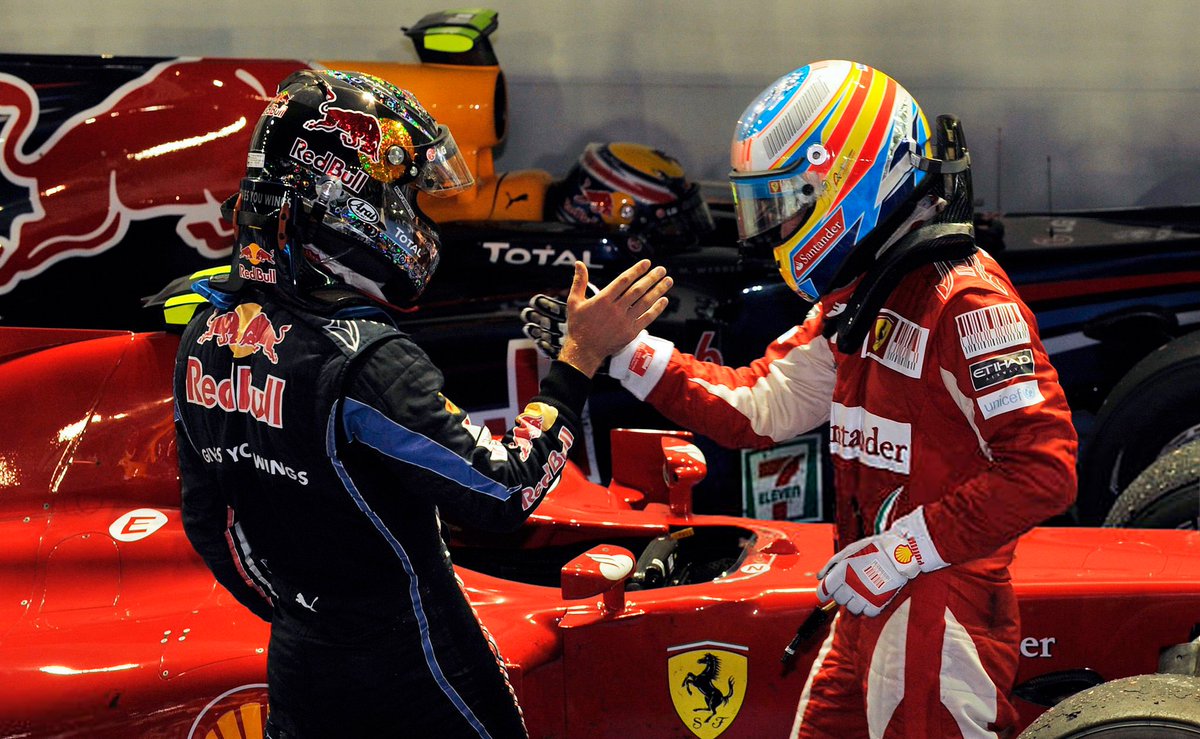 🚨 Sebastian Vettel: 'Fernando Alonso es el rival más duro al que me he enfrentado'. 👉 'Tuve campeonatos muy reñidos con él a lo largo de mi carrera. En general, es el tipo de piloto que siempre está ahí. Es muy competitivo'. 👉 'Diría que los mejores pilotos son Michael…