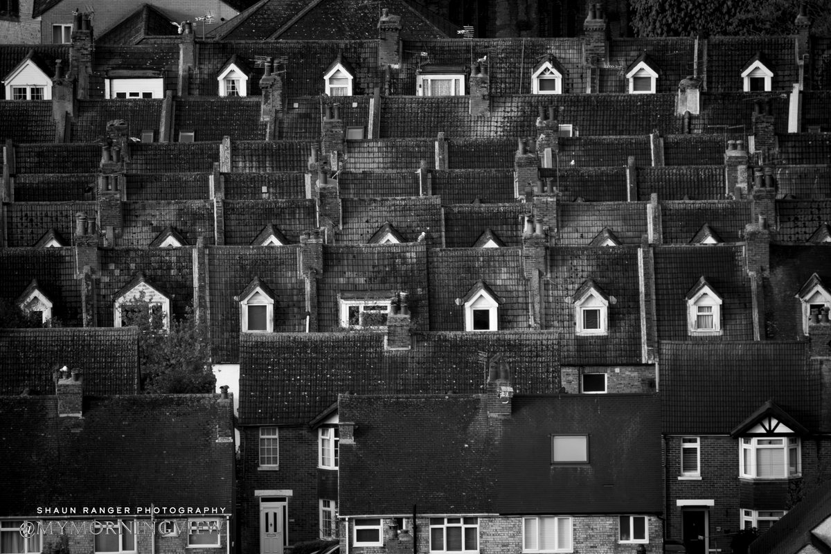 My Morning View ROOFTOPS! #folkestoneandhythedc #houses #urban #kent #folkestone