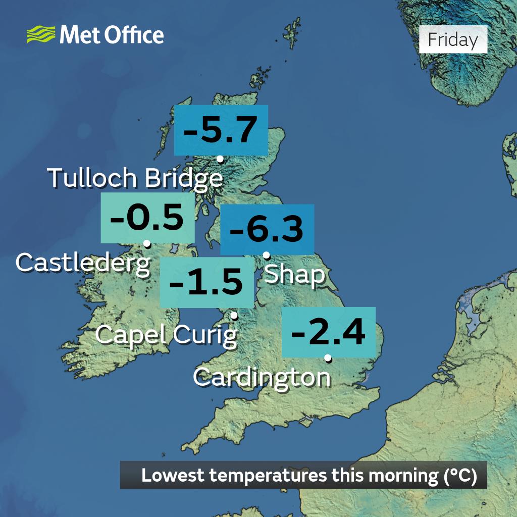 📉 Last night was unusually cold for late April and the coldest night so far this month in the UK Did you wake up to a frost?