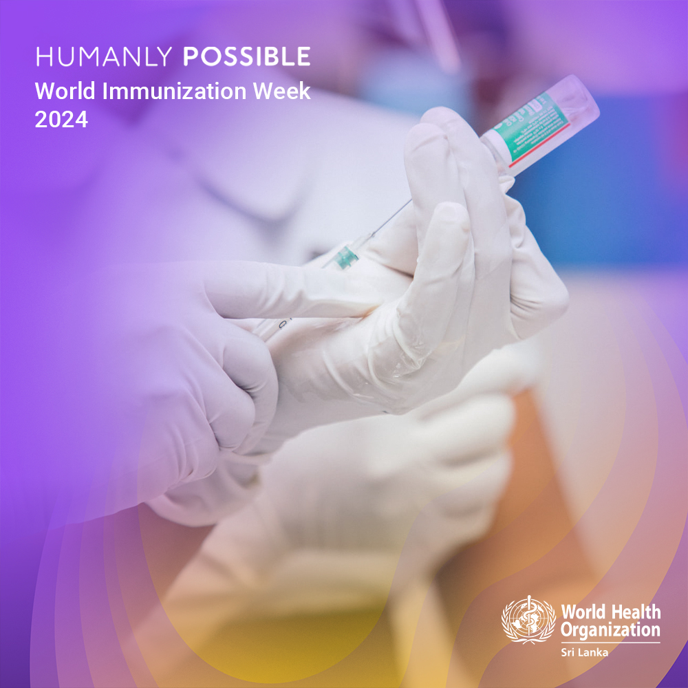 Let's debunk myths and misinformation about vaccines. Science saves lives. Trust the experts. #VaccinesWork #ImmunizationWeek @WHOSEARO @WHO @MoH_SriLanka