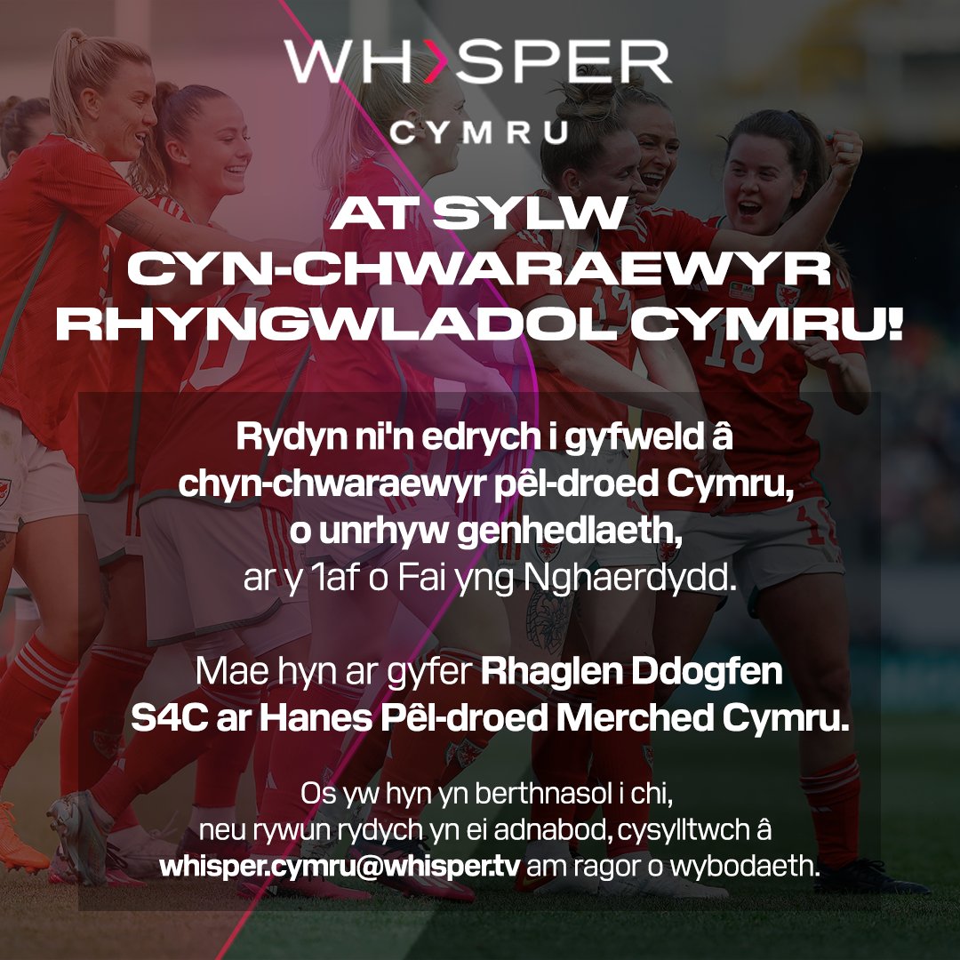 Whisper Cymru tweet media