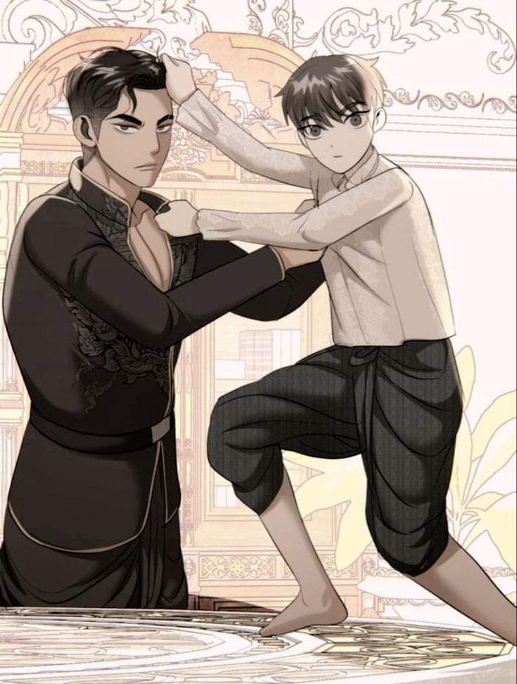 ตอนที่เห็นน้องเชษฐ์นะ ในหัวแว้บซีนนี้ขึ้นมาเลย พร้อมกันกับที่จินตนาการไม่ออกเลยว่าในซีรีส์พี่น้องมันจะหยุมหัวกันแบบใด มันไม่ได้เลยจริงๆ😭แล้วเป็นซิกเนเจอร์ของเรื่องด้วยนะ จะมาเอาพระนายเคมีเข้ากันอย่างเดียวไม่ได้หรอกสำหรับเรื่องนี้อ่ะ #ฉันนี่แหละท่านขุนที่สวยที่สุด