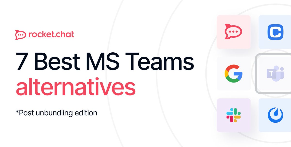 Microsoft Teams has been unbundled from the Office suite worlwide. 🌎 So why not take the opportunity to find a communication solution that actually fits your teams' needs? Check out the best #Teams aternatives on our blog! 👉 bit.ly/44bTufa