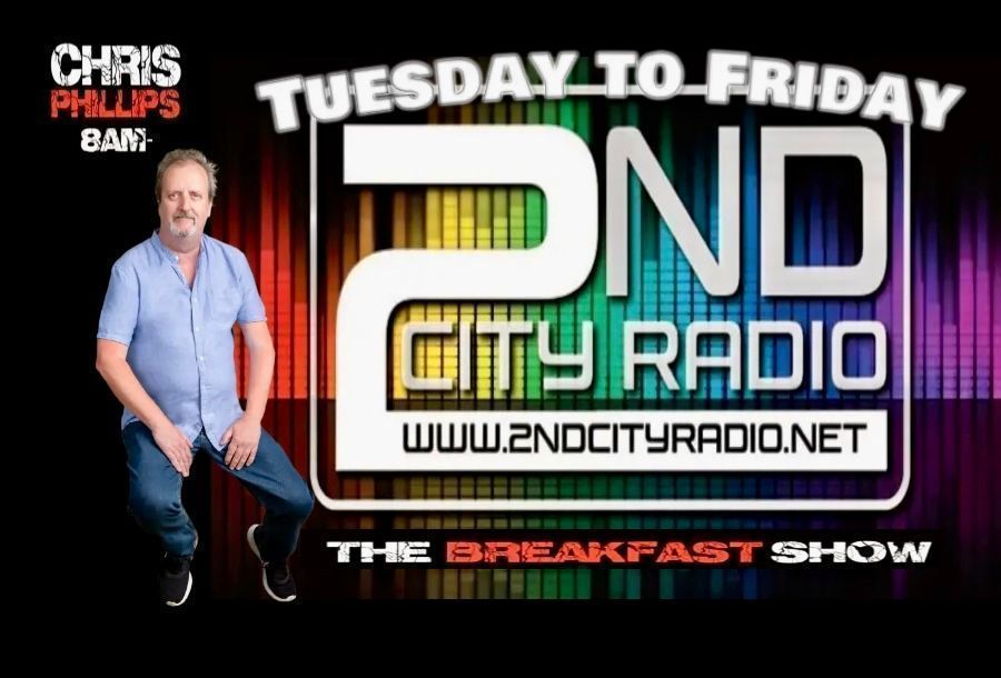 Live now with Chris at Breakfast on Friday Morning 2ndcityradio.net @DJDurrant @mandyeap @Theatreluvvie @holisticentre1 @kittiekat09