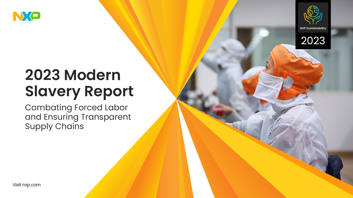 We are proud to unveil our 2023 Modern Slavery Report – a testament to our unwavering commitment to ethical business at every level 🤝 🔗Dive into the full report: okt.to/pd7JF8 #EthicalTech #ModernSlaveryReport #SustainableFuture #WeAreNXP #NXP