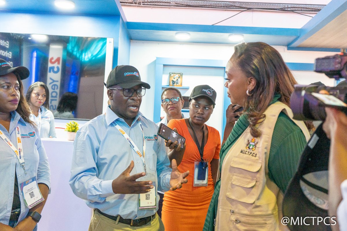 At the Powertel stand the Minister was taken through connectivity solutions being offered by the company. The company spoke about its versatile Internet of Things (IoT) business that encompasses Powertrack Fleet Management solution & Transformer Monitoring Solutions. @PowerTelZW