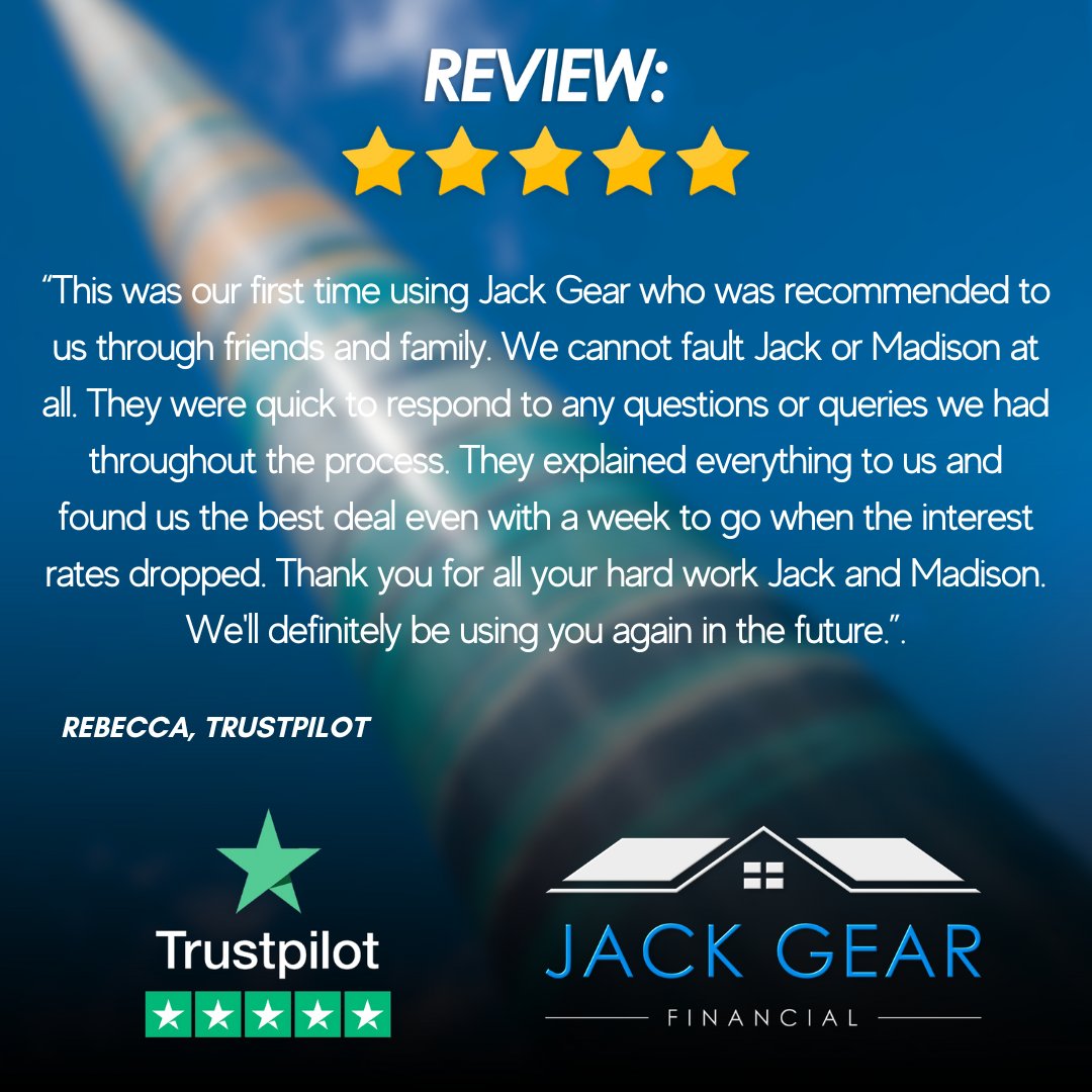 Another 5 star Trustpilot review! 🥰

📞 01288 354 495⁠
💻 info@jackgearfinancial.co.uk