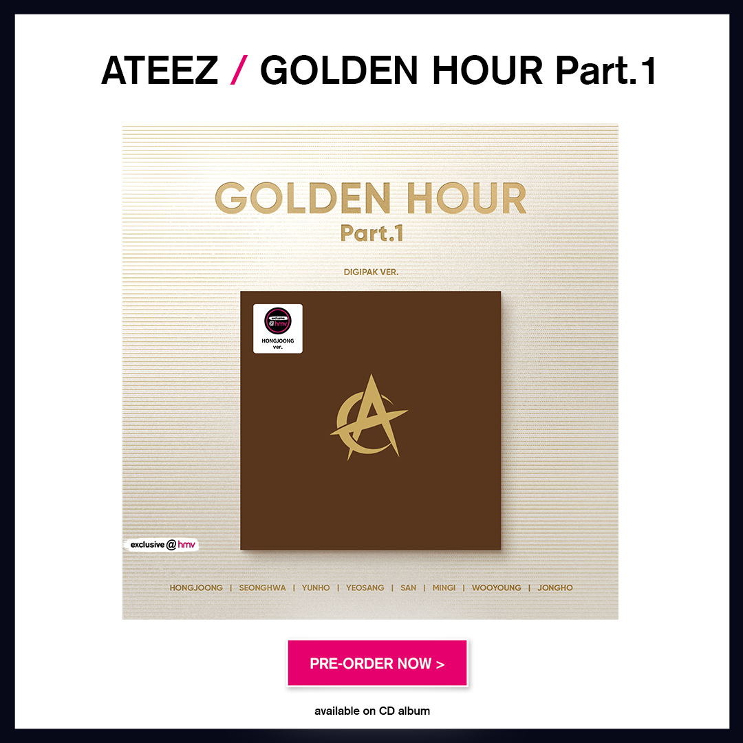 🎵 NEW: ATEEZ / GOLDEN HOUR Part.1 available on CD album pre-order now 👉 ow.ly/y2e650Ro6ZU