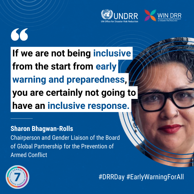 Early warning systems must identify imminent hazards, but they also have to ensure that those at risk can receive, understand, and act on the alert. Learn more about women leaders making early warnings more effective and inclusive👇 ow.ly/j5Ix50Ro26q #EarlyWarningsForAll