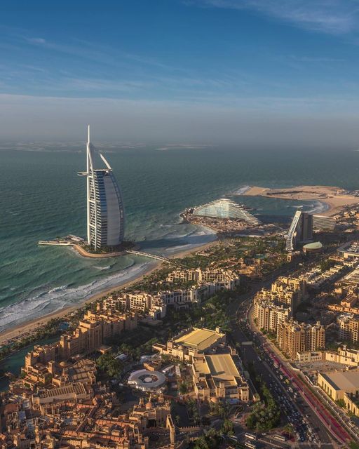 Dubai Al Arab and Jumeirah Beach Hotel