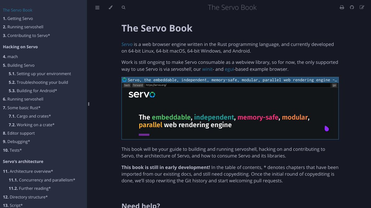 This month in Servo… 😎 Acid2 compliance (again) 🅰️ .ttc fonts + emoji fallback 📽️ non-autoplay <video> 📚 new Servo book ⏩ much faster builds 📦 prototype Qt app More details ↓